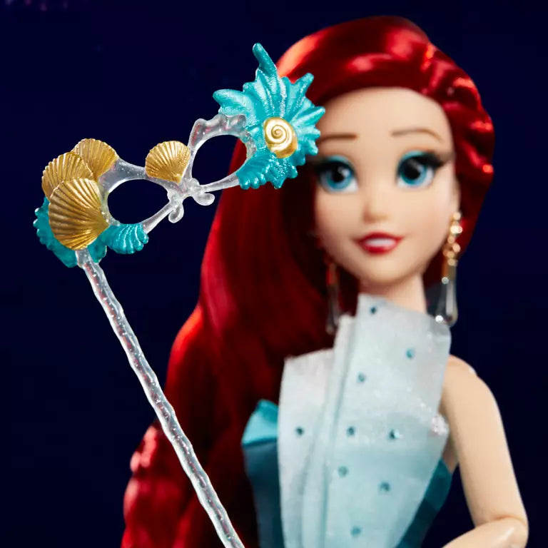 Ariel Limited Edition Doll – The Little Mermaid – Disney Designer Collection Midnight Masquerade Series – Fashionably Late – 12''