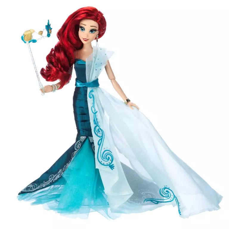 Ariel Limited Edition Doll – The Little Mermaid – Disney Designer Collection Midnight Masquerade Series – Fashionably Late – 12''