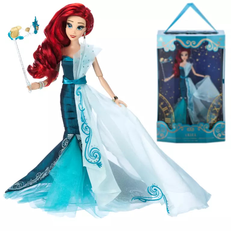 Ariel Limited Edition Doll – The Little Mermaid – Disney Designer Collection Midnight Masquerade Series – Fashionably Late – 12''