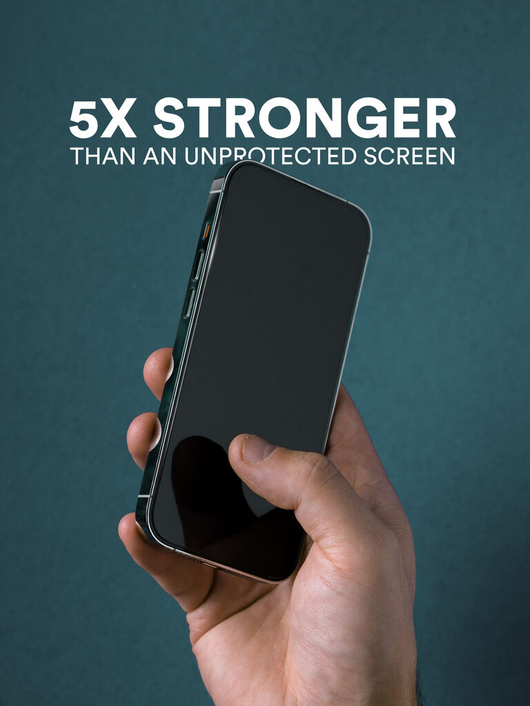 Revolutionary BodyGuardz Pure 3 Screen Protector for iPhone 14 Plus & 13 Pro Max: Antimicrobial, Eco-Conscious Design with Superior Protection