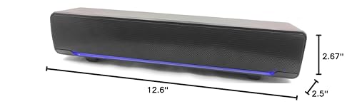 Enhance Your Audio Experience with USB-Powered Desktop Bluetooth Soundbar