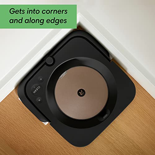iRobot Braava Jet M6 (6012) Ultimate Robot Mop with Wi-Fi, Precision Jet Spray, Smart Mapping, Alexa and Google Assistant, Black