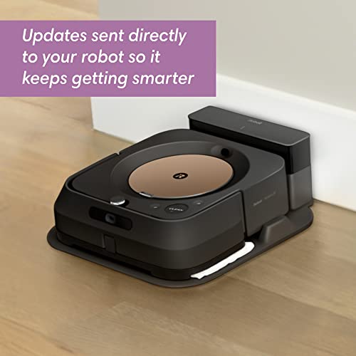 iRobot Braava Jet M6 (6012) Ultimate Robot Mop with Wi-Fi, Precision Jet Spray, Smart Mapping, Alexa and Google Assistant, Black