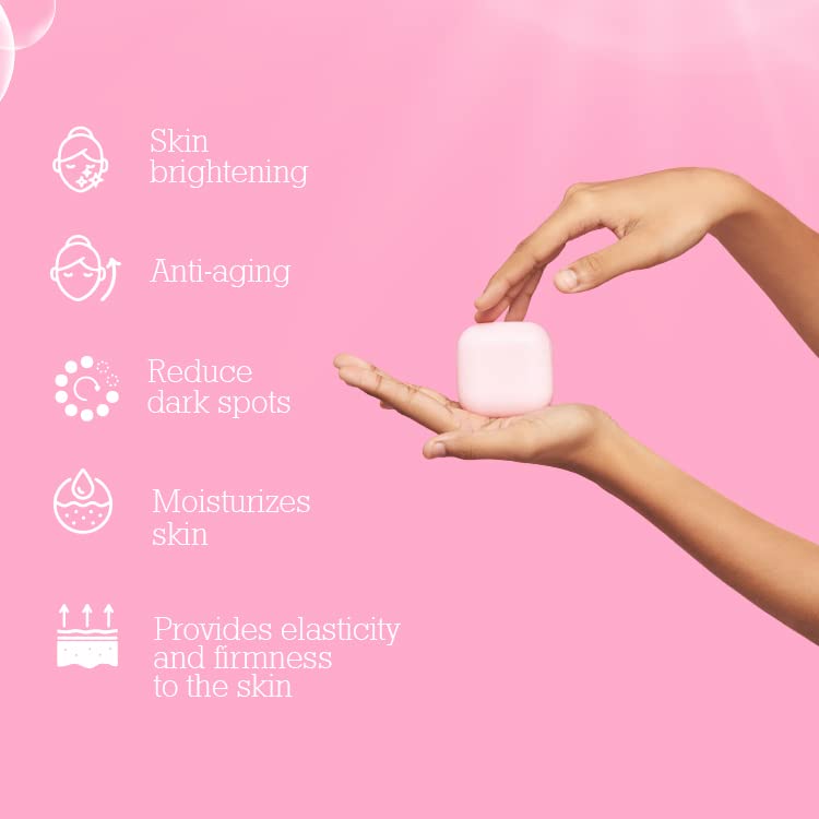 2pk 2.82 oz Kojic Acid & Collagen Skin Brightening Body/Face Bar Soap