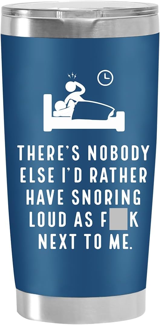 Blue Stainless Steel Tumbler 20oz - Perfect Gift for Any Occasion: Birthdays, Valentine's, Christmas