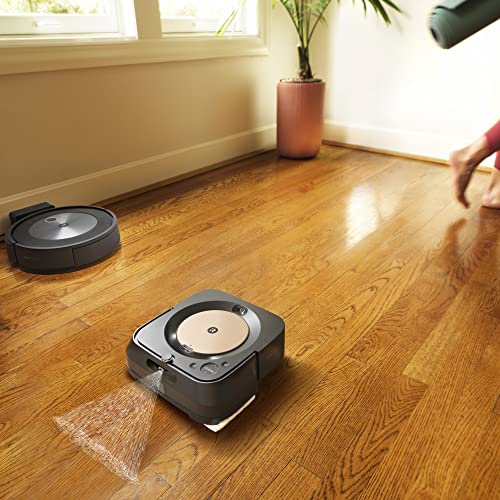 iRobot Braava Jet M6 (6012) Ultimate Robot Mop with Wi-Fi, Precision Jet Spray, Smart Mapping, Alexa and Google Assistant, Black