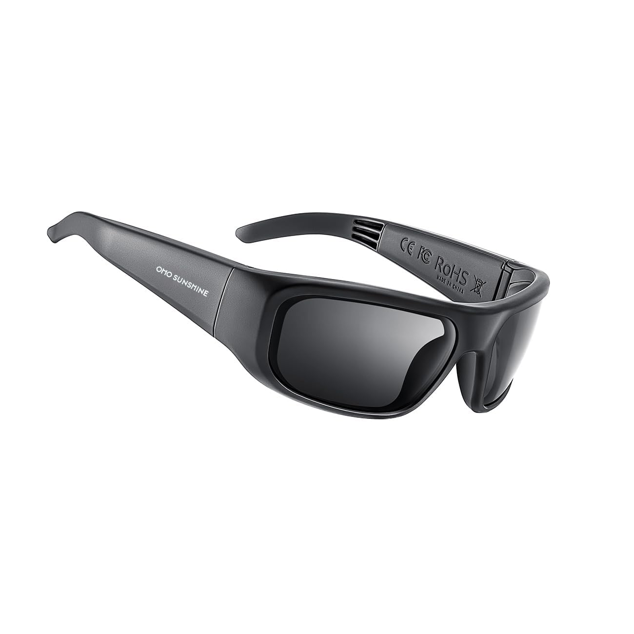Bluetooth Audio Sunglasses Open Ear Sport Glasses UV400 ANSI Z87.1