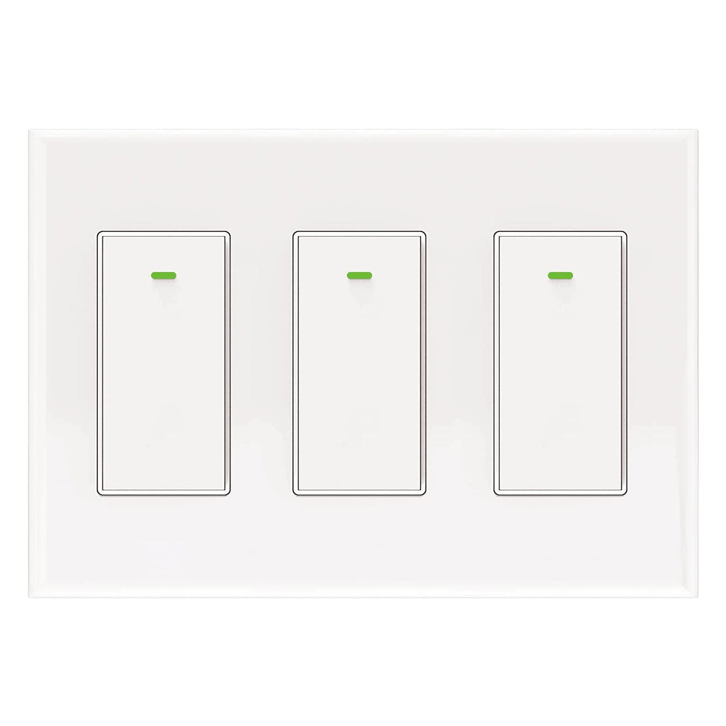 3-Gang Smart WiFi Light Switch Compatible with Alexa and Google Assistant