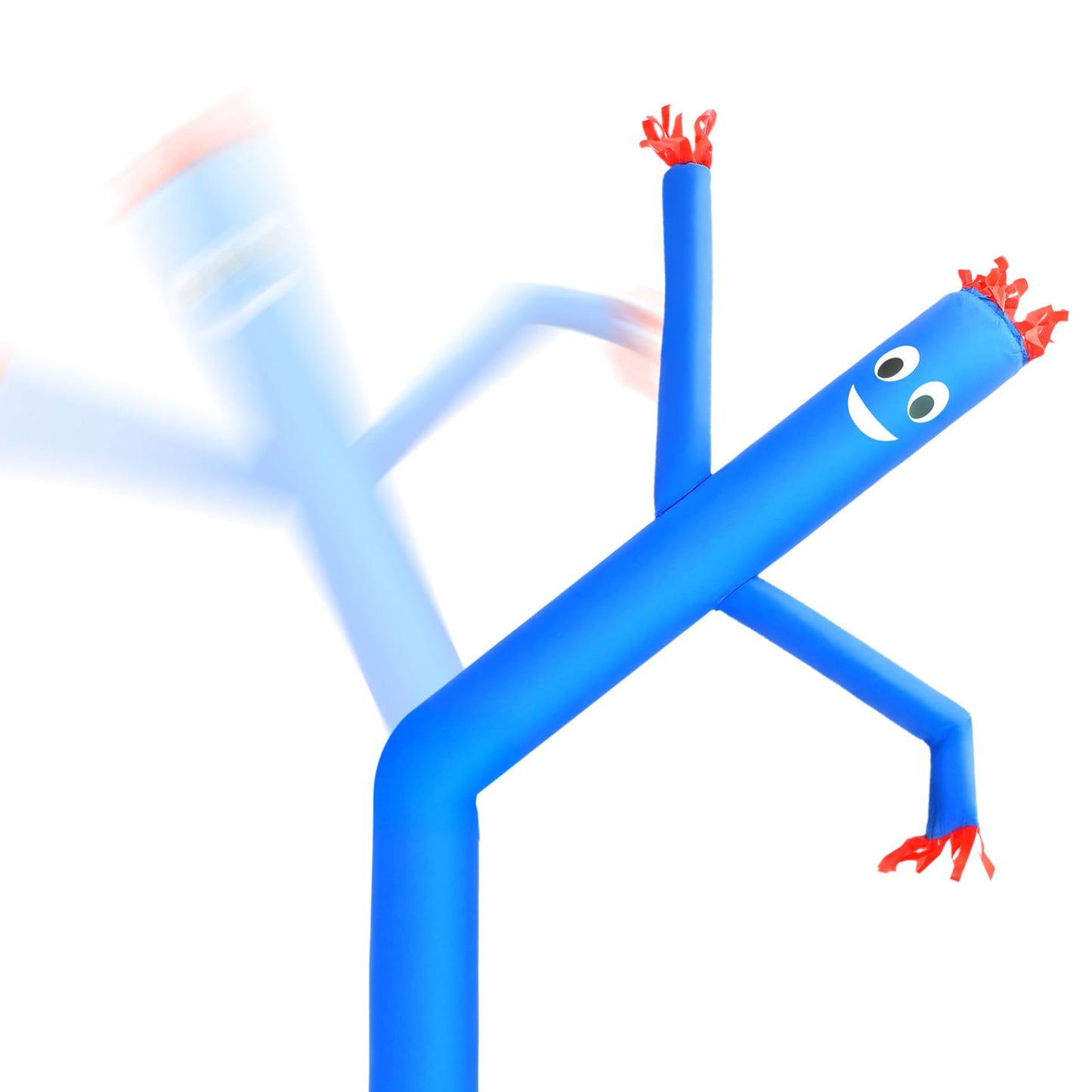 20ft Blue Inflatable Sky Puppet Dancer Waving Tube Man Attachment for Advertising