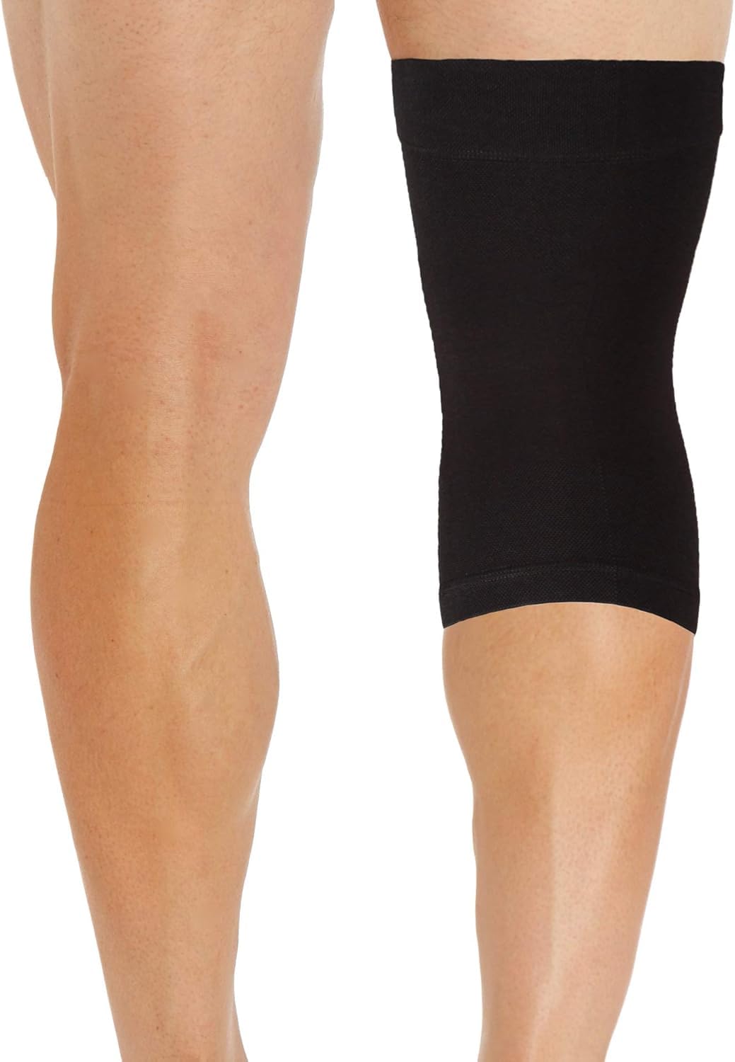 20-30mmHg Compression Knee Sleeve for Men and Women, Joint Pain Relief, Black, Medium
