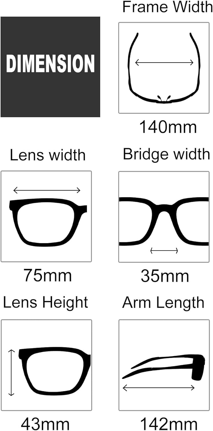 Men's Polarized Sunglasses: Advanced UV Protection, Ultralight Al-Mg Frame for Cycling, Golfing & Driving