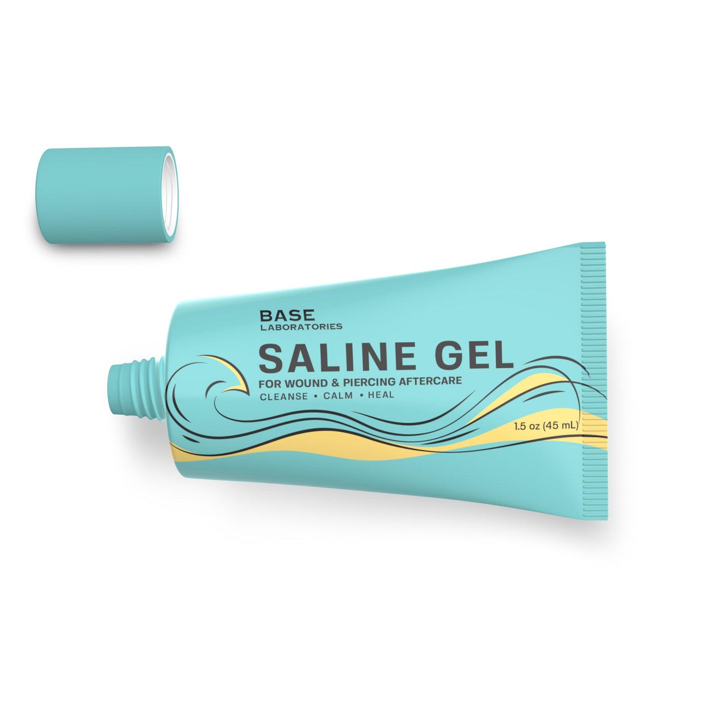 Saline Gel Piercing Aftercare and Bump Solution - 3 Pack, 1.5 oz (45ml) Each
