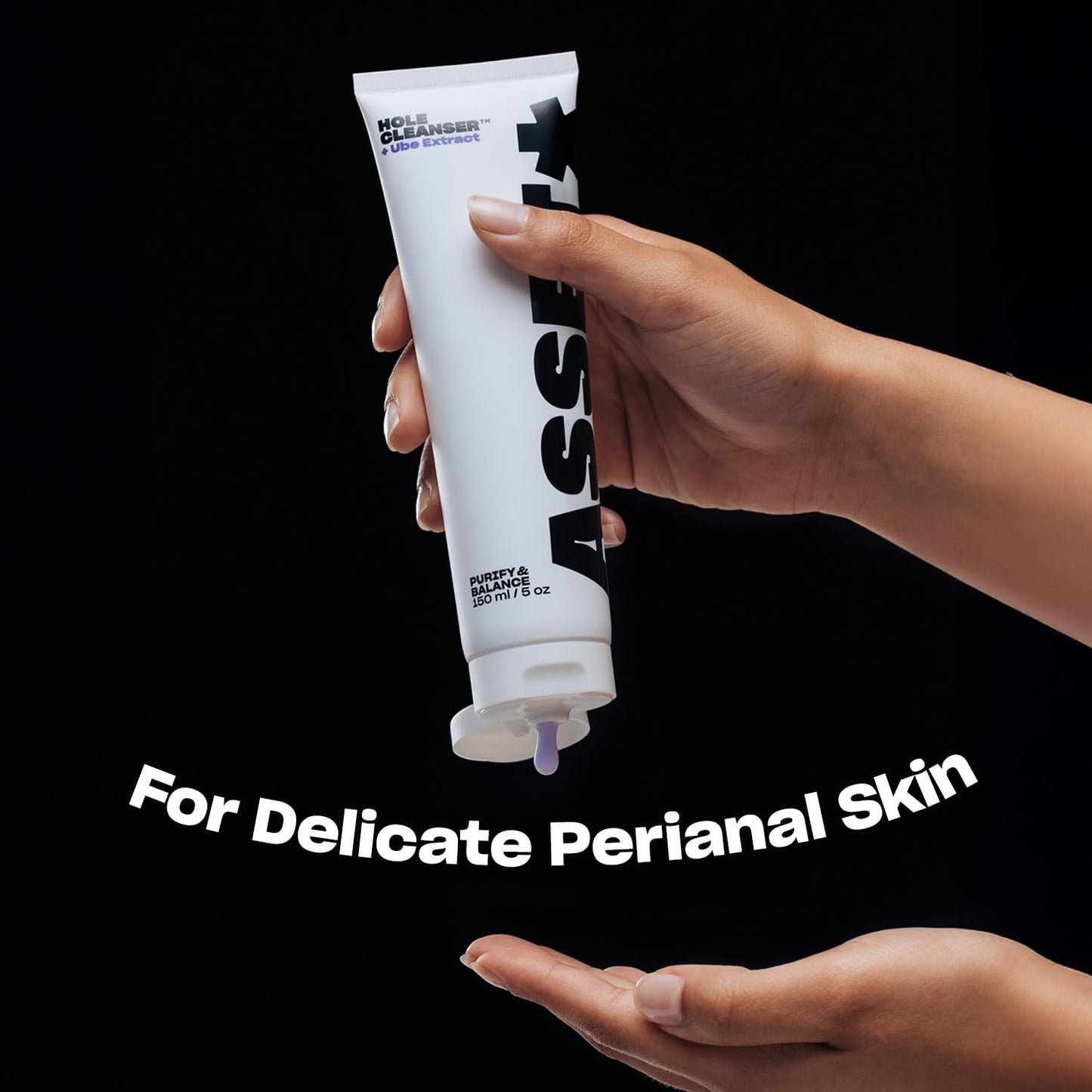 Asset Hole Cleanser - Gentle Perianal Daily Cleanser 5oz (150ml) - pH Balanced & Fragrance Free