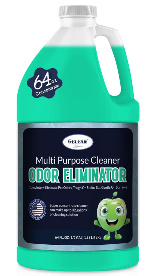 Multi-Purpose Cleaner and Pet Odor Eliminator Concentrate - Sky Breeze Scent, 64 fl oz (Makes 32 Gallons) - pH Neutral Floor and Surface Stain Remover