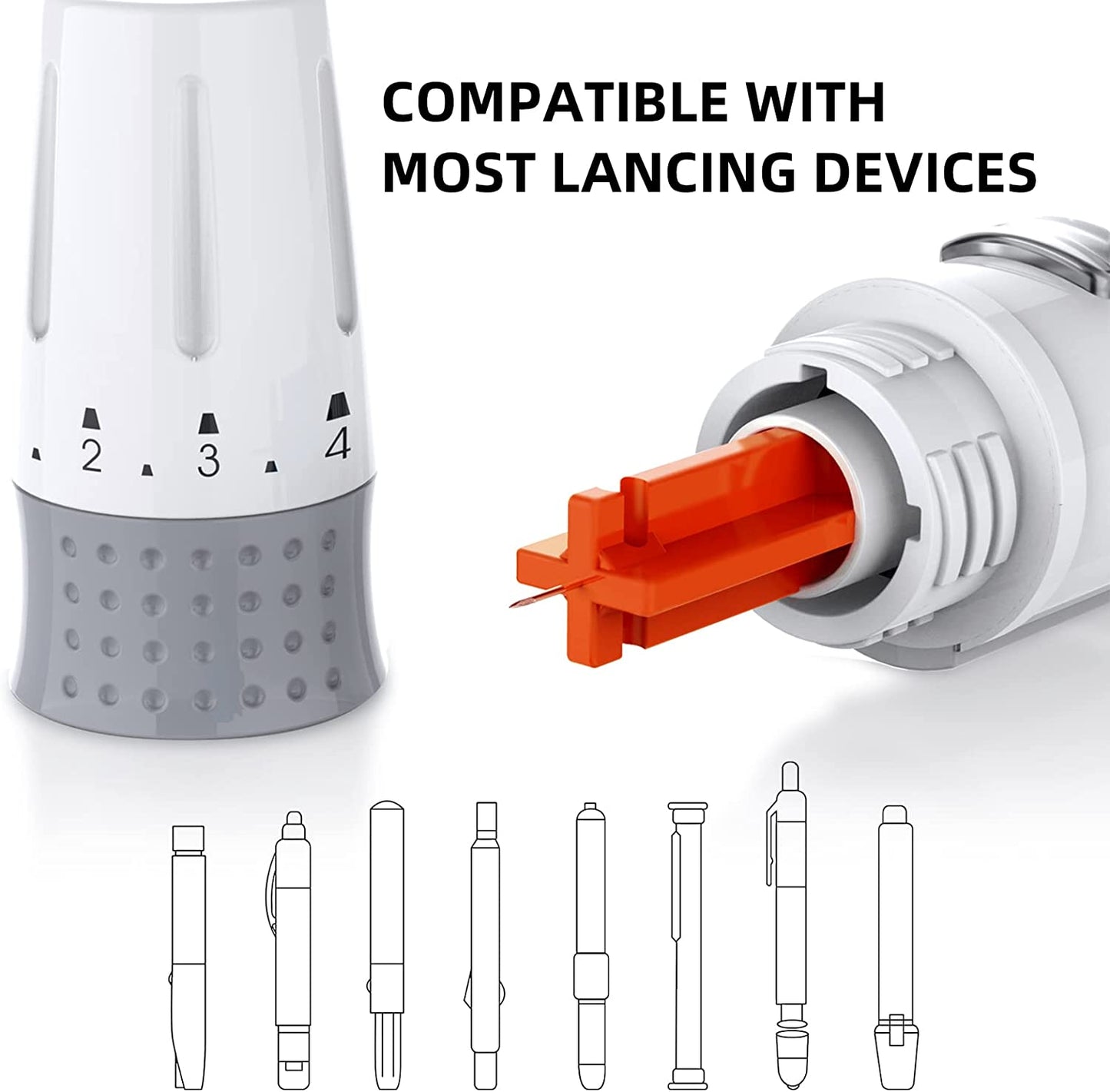 310ct 30 Gauge Twist Top Sterile Lancets for Lancing Devices