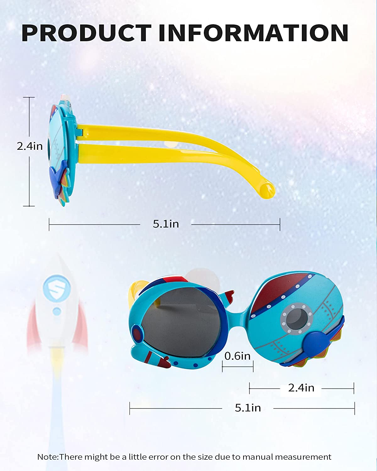 Unbreakable Kids Polarized Sunglasses w/ Flip-Up for Toddlers