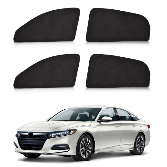 Custom Fit Car Window Shades for Honda Accord 2018-2023, 4-Pack Blackout UV Protection