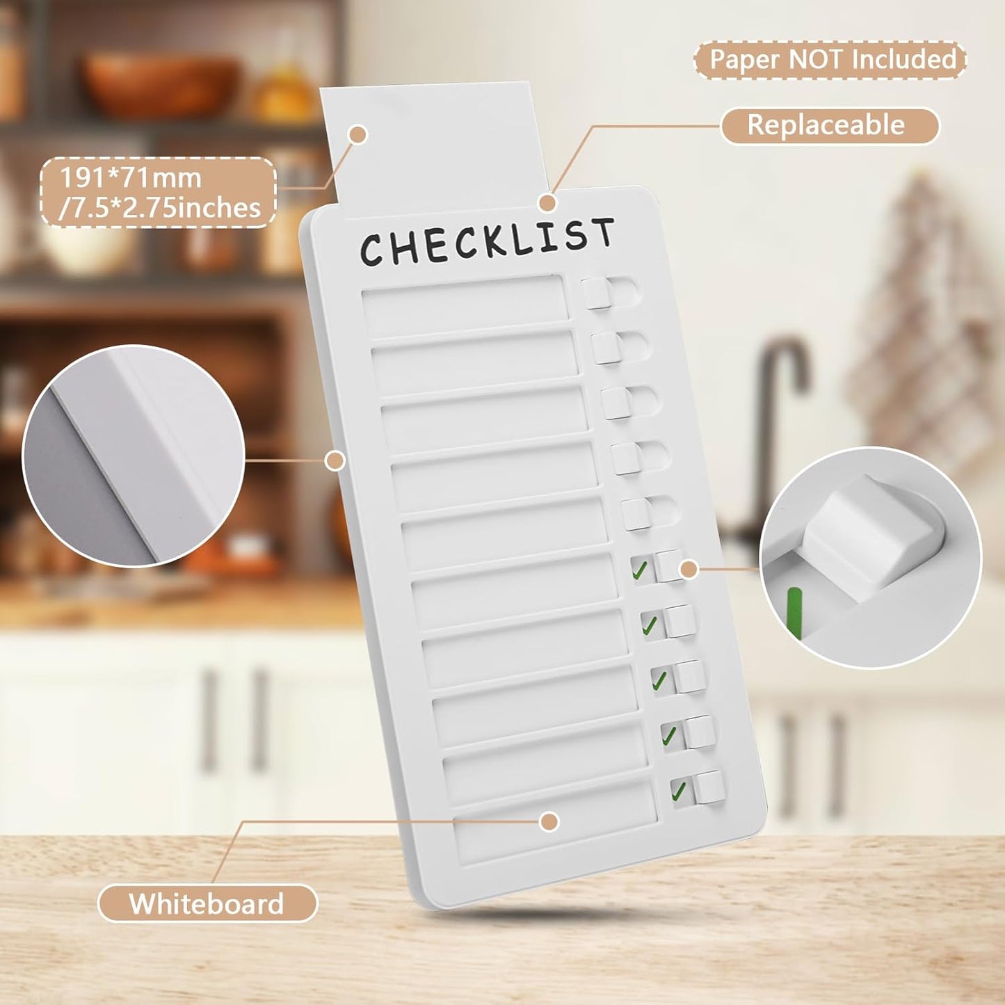 Maximize Daily Tasks: Eco-Friendly Kids Chore Chart with Green Check Mark Feature