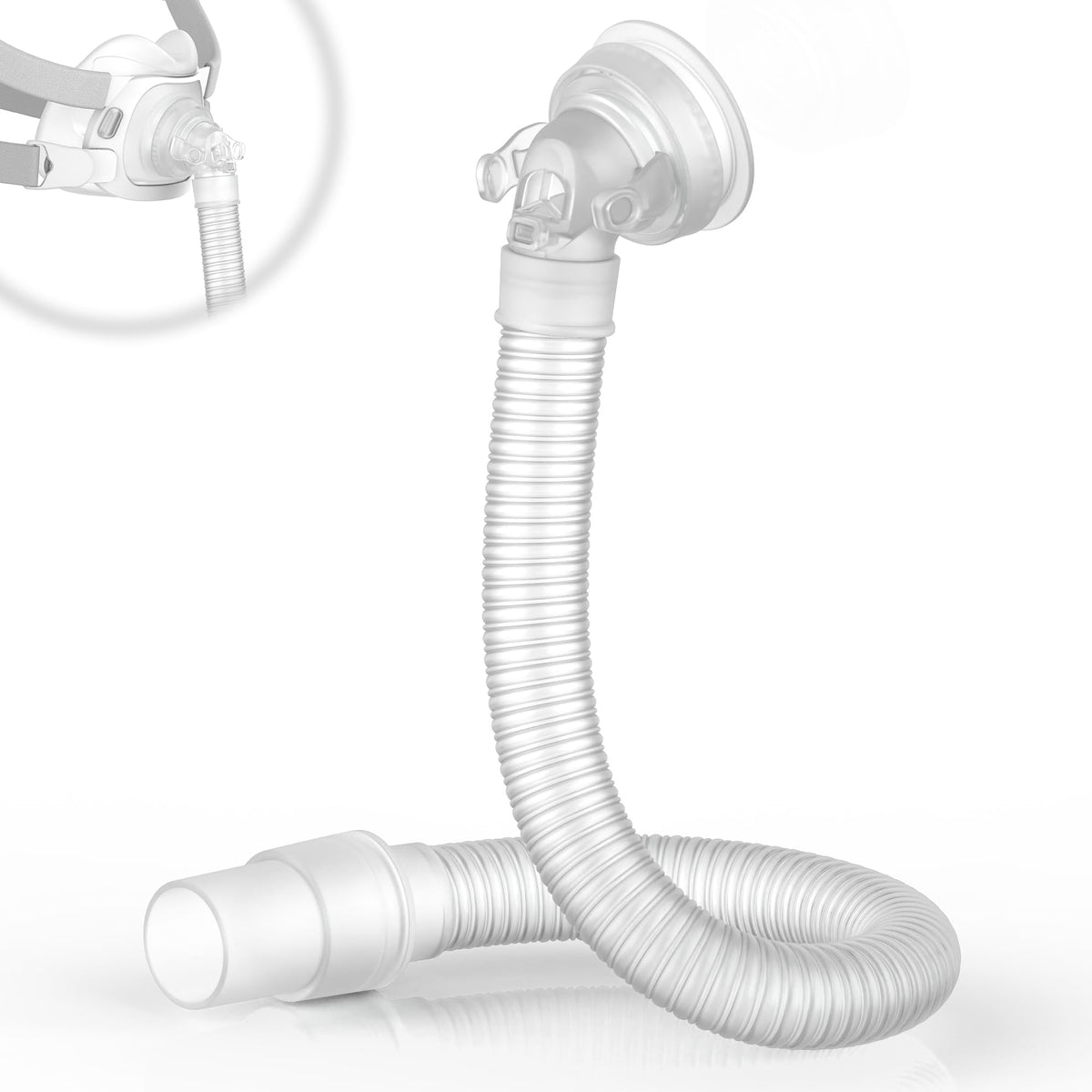 Elbow and Short Tube Replacement Kit for AirFit F40 with Vent Ring and Swivel Tubing