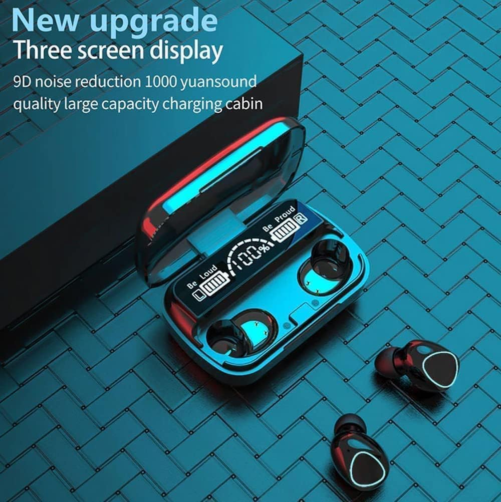 Wireless Earbuds with 122H Playtime, IPX7 Waterproof, Noise Cancellation for Sports