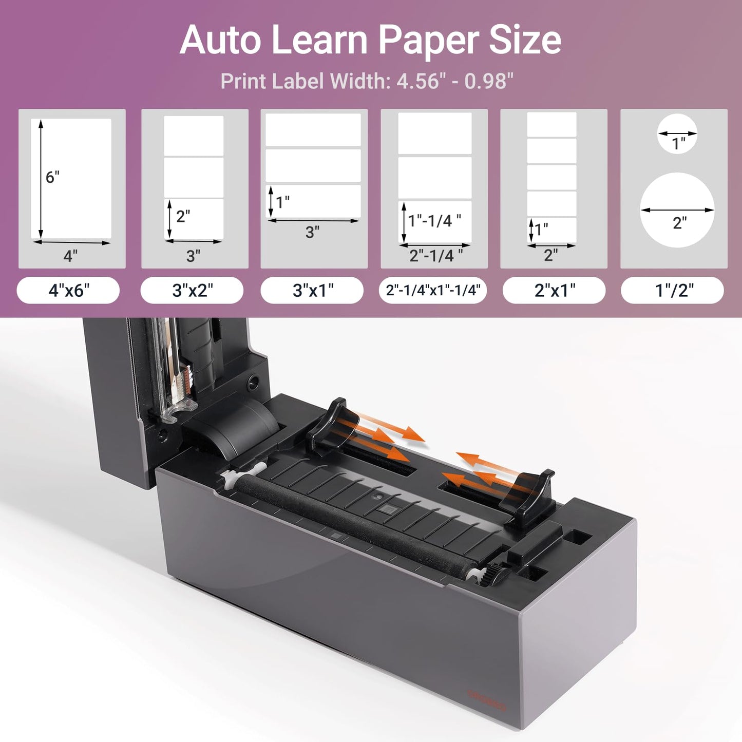 High Speed 4x6 Thermal Shipping Label Printer - Z1 USB Commercial Label Maker