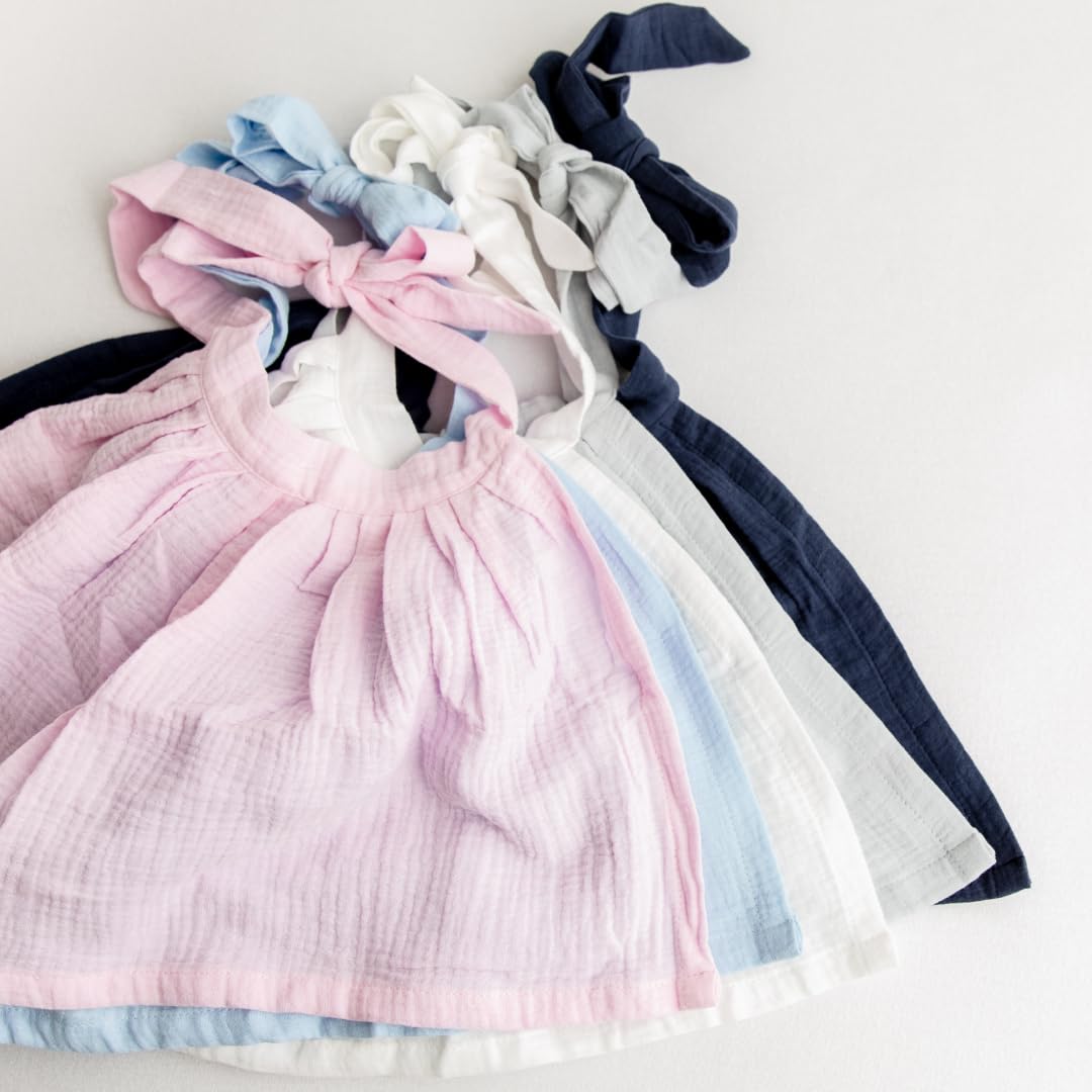3-Pack 100% Cotton Muslin Breastfeeding Nursing Covers - Minimal Coverage