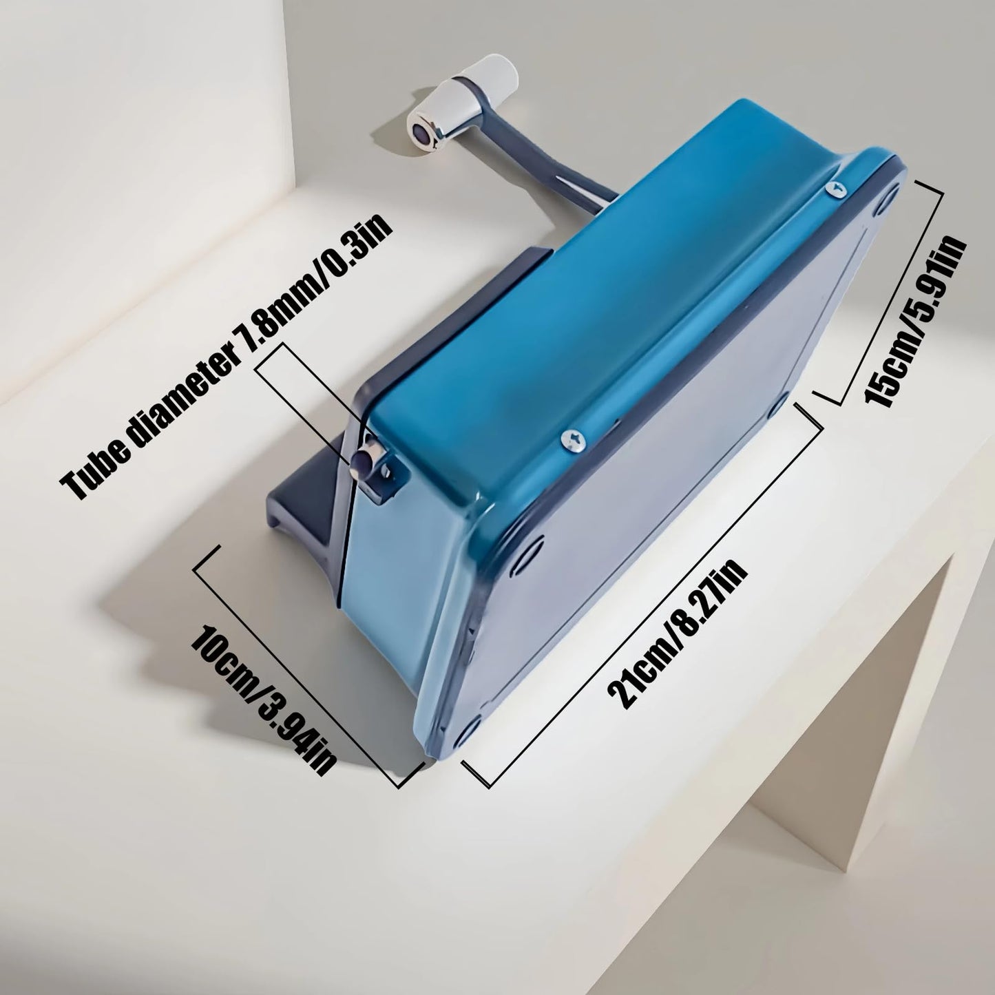 Manual Cigarette Rolling Machine for 0.31 in (8 mm) Tubes and 4.33 in (110 mm) Roller Kit