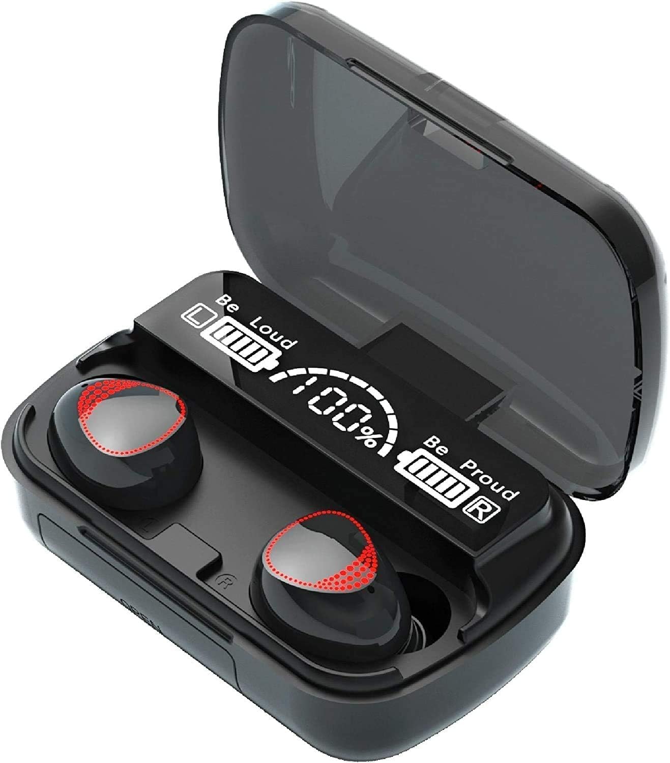 Wireless Earbuds with 122H Playtime, IPX7 Waterproof, Noise Cancellation for Sports