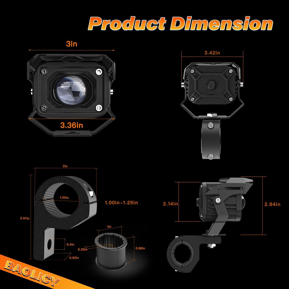 LED Motorcycle Spot & Fog Lights: Bright, Durable, Easy Install