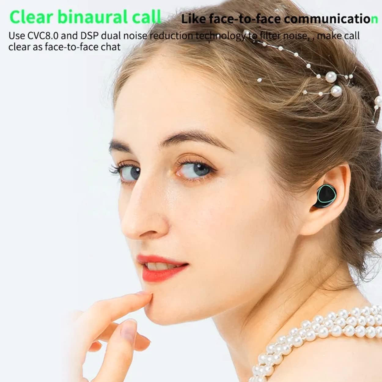 Wireless Earbuds with 122H Playtime, IPX7 Waterproof, Noise Cancellation for Sports