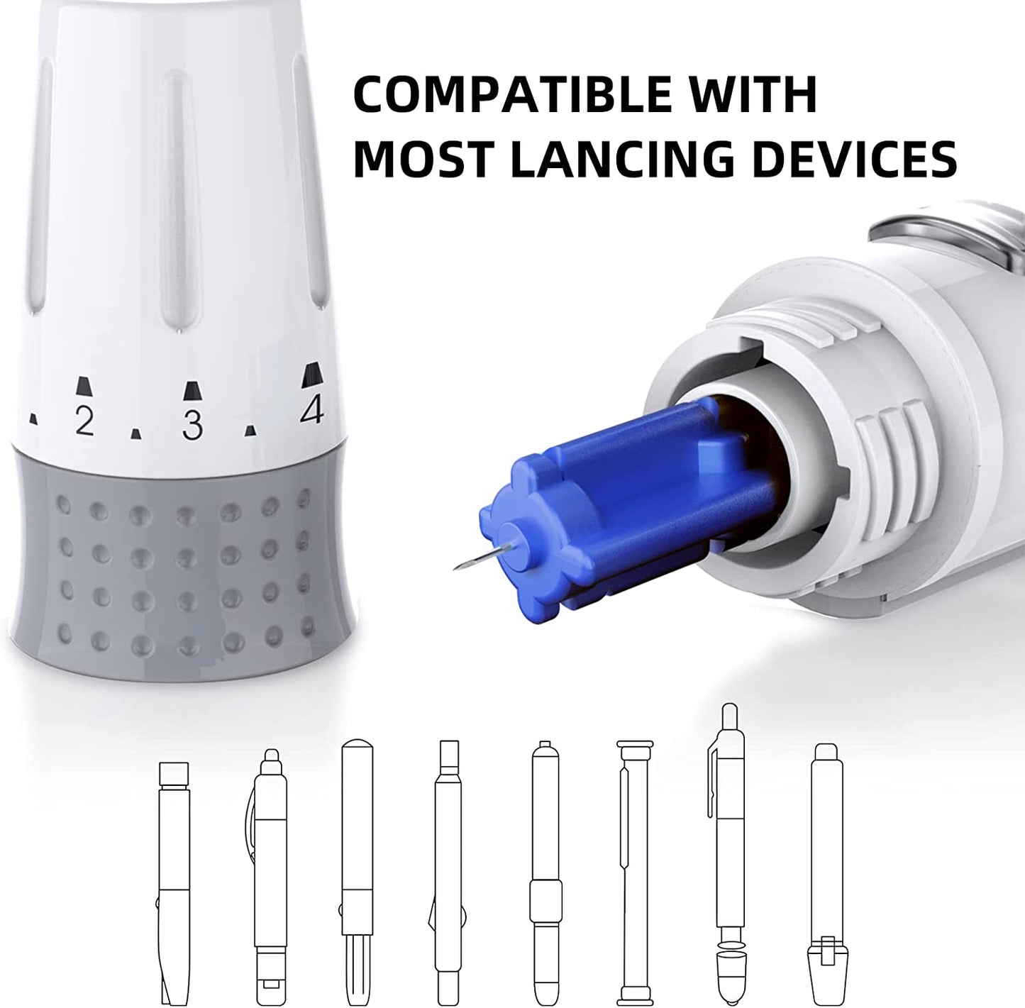 310ct 30 Gauge Twist Top Sterile Lancets for Lancing Devices