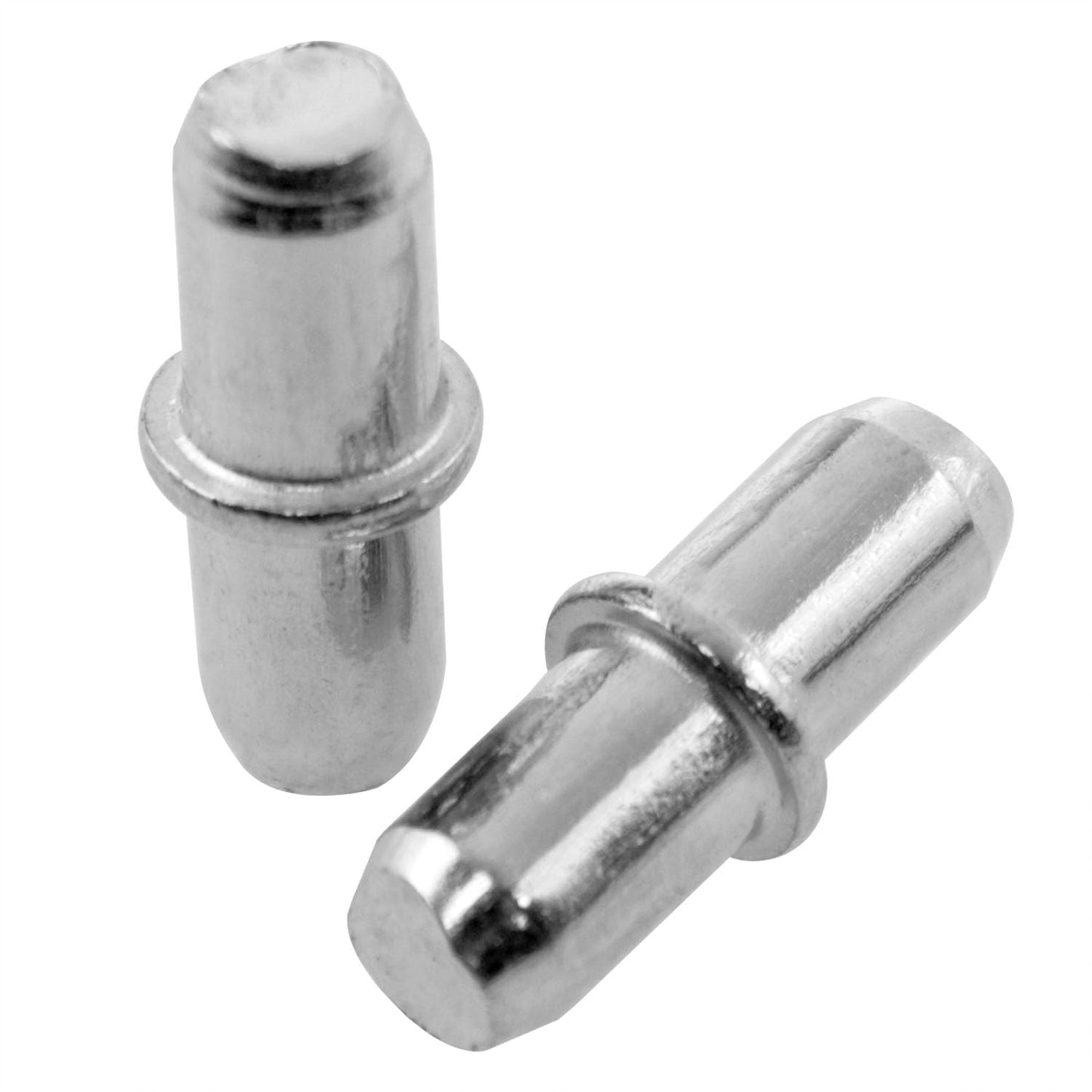 5/16 x 0.2 in (16 x 5 mm) Metal Shelf Support Pins, Adjustable Cabinet and Bookcase Shelf Pegs, Silver Furniture Hardware, 50 Pack