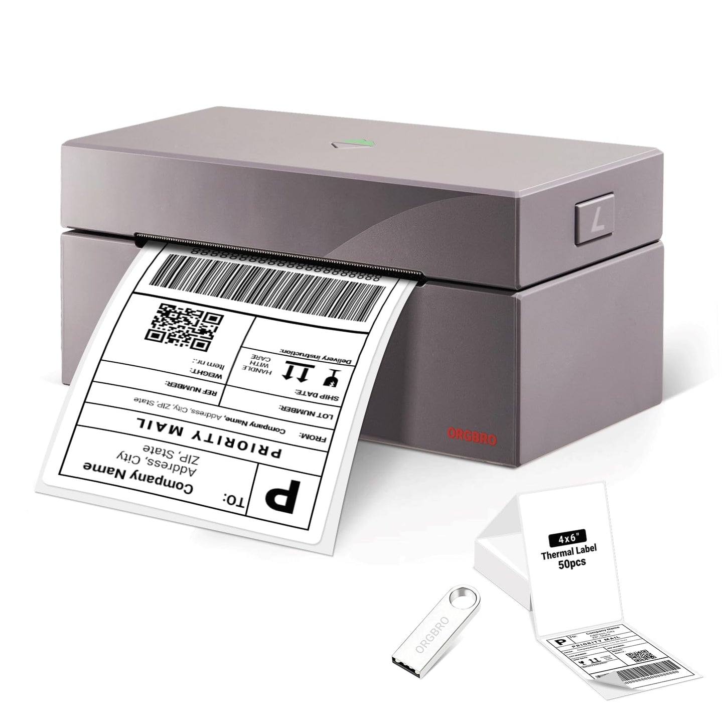 High Speed 4x6 Thermal Shipping Label Printer - Z1 USB Commercial Label Maker
