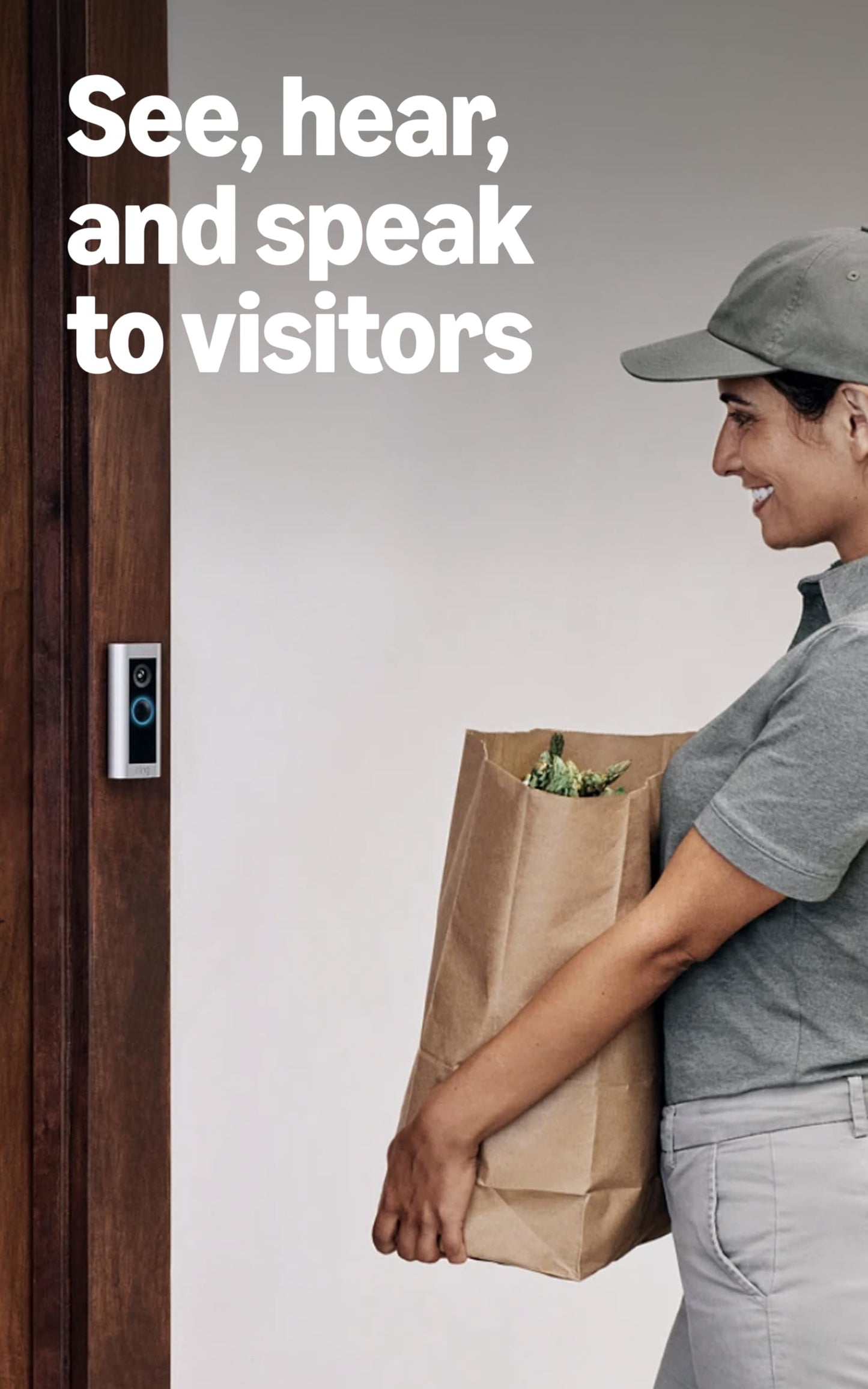Ring Wired Doorbell Pro (2021 Model) - 1536p HD+ Video Doorbell with 3D Motion Detection