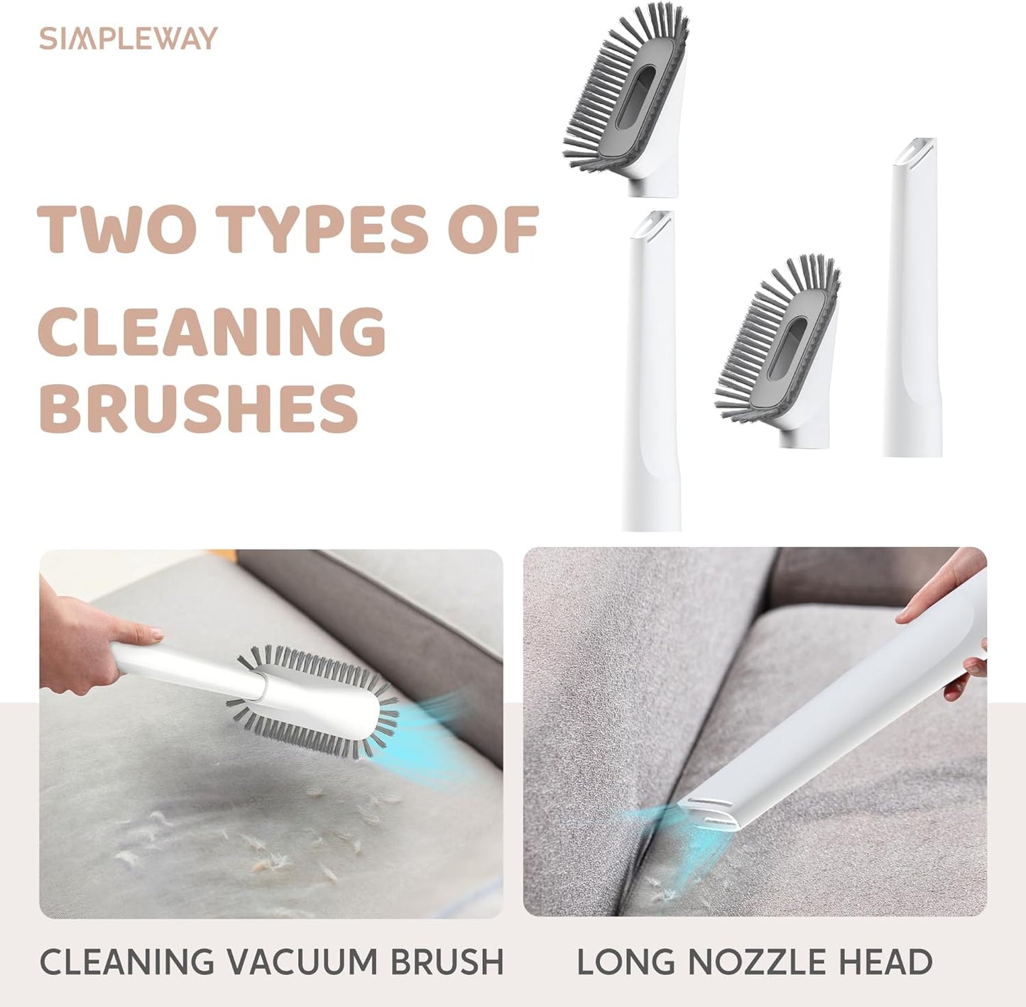 Portable Pet Grooming Vacuum with Powerful Suction & Specialized Tools