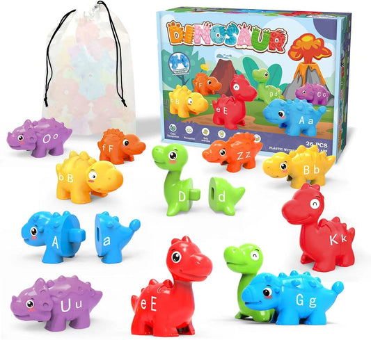 ABC Dinosaur Alphabet Match Game - Educational Toys for Toddlers 2-5 Years