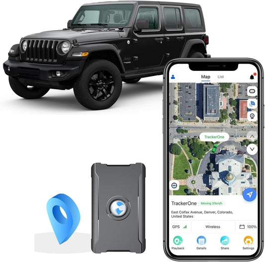 4G GPS Tracker for Vehicles: Real-Time Tracking, Strong Magnet, Long Battery Life – Up to 300 Days