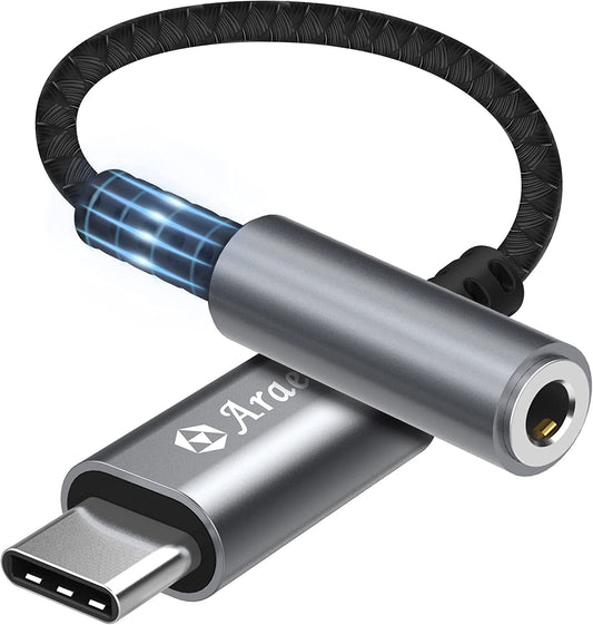 USB Type C to 3.5mm Female Aux Headphone Jack Adapter