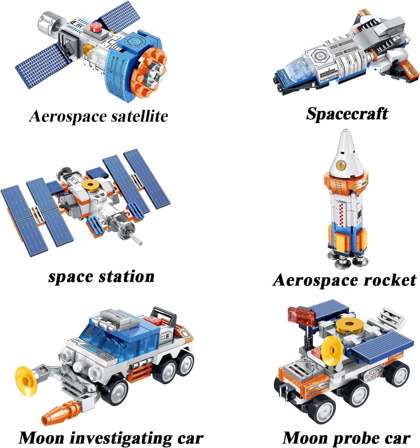 Space Corps Robot Building Toy Kit, 644 PCS - STEM Educational Toy for Boys 6+