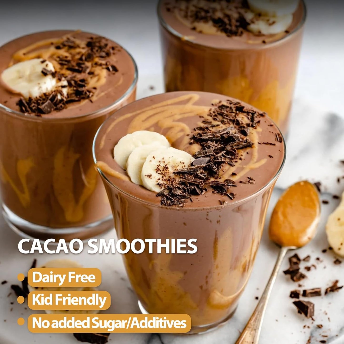Premium Organic Cacao Powder 17.8oz: Nestor's 100% Pure, Non-alkalized, Plant-Based Superfood - Rich in Antioxidants, Gluten-Free, Vegan, No Preservatives