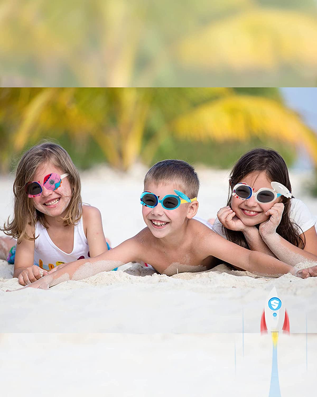 Unbreakable Kids Polarized Sunglasses w/ Flip-Up for Toddlers