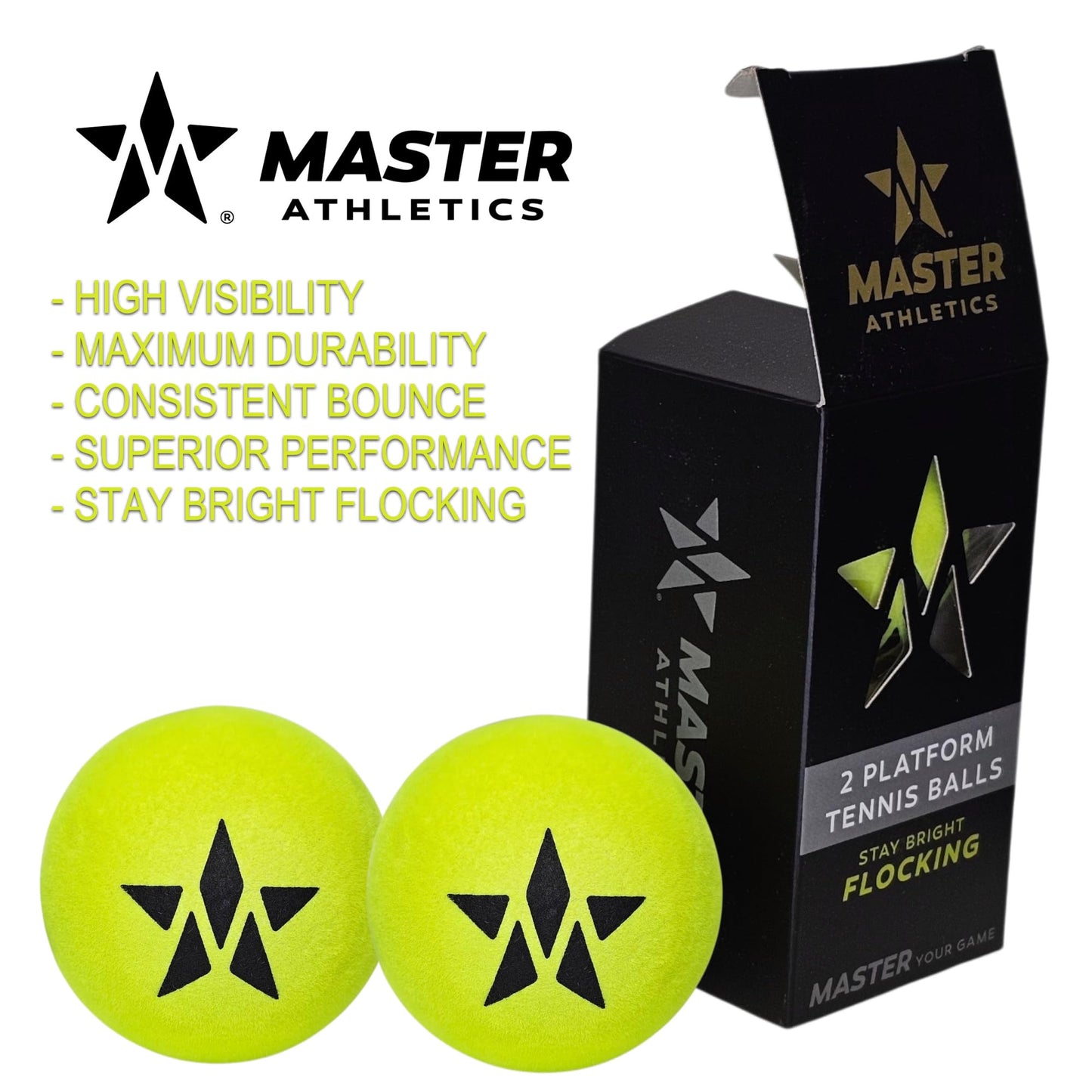 Master Athletics High Visibility (HV) Platform Tennis Ball Sleeve