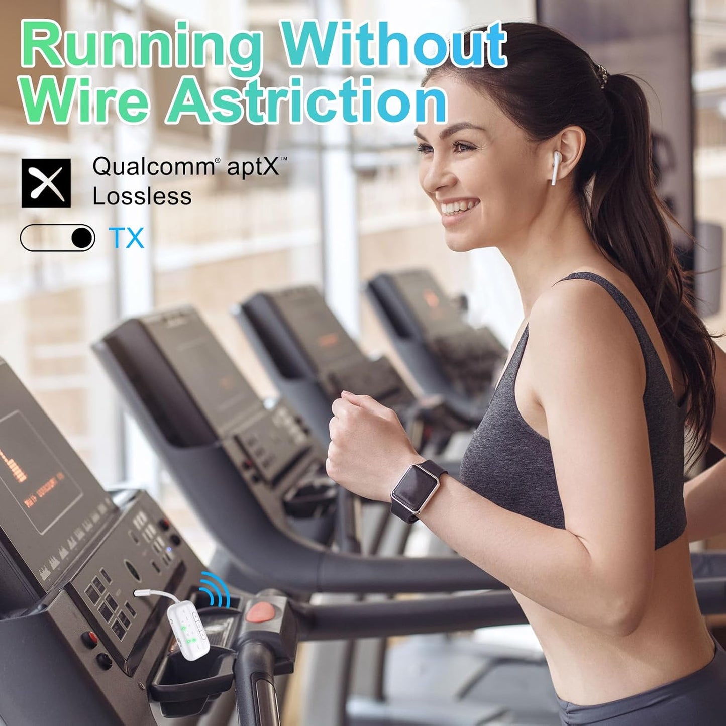 Discover Seamless Audio Streaming with Bluetooth V5.4 Transmitter Receiver for TV, PC, Gym & More