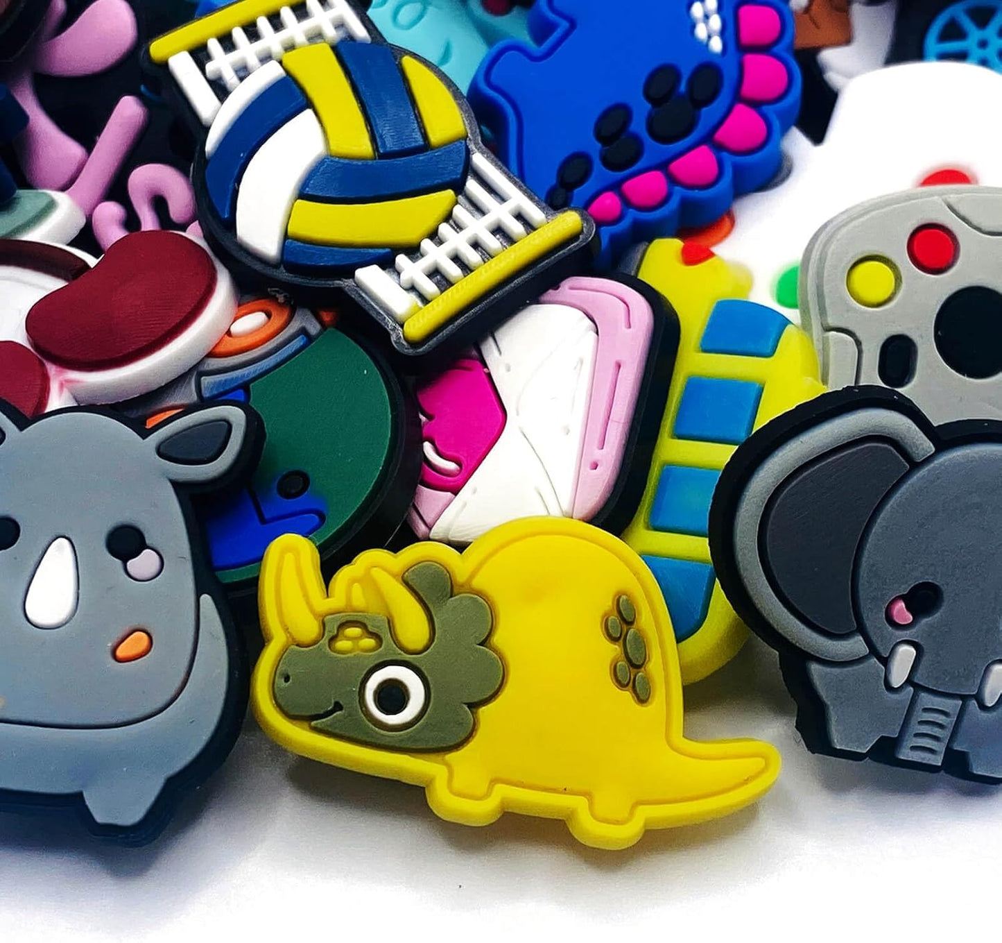 Cool Croc Charms for Kids - 50 Cartoon and Anime-Style Shoe Decoration Charms