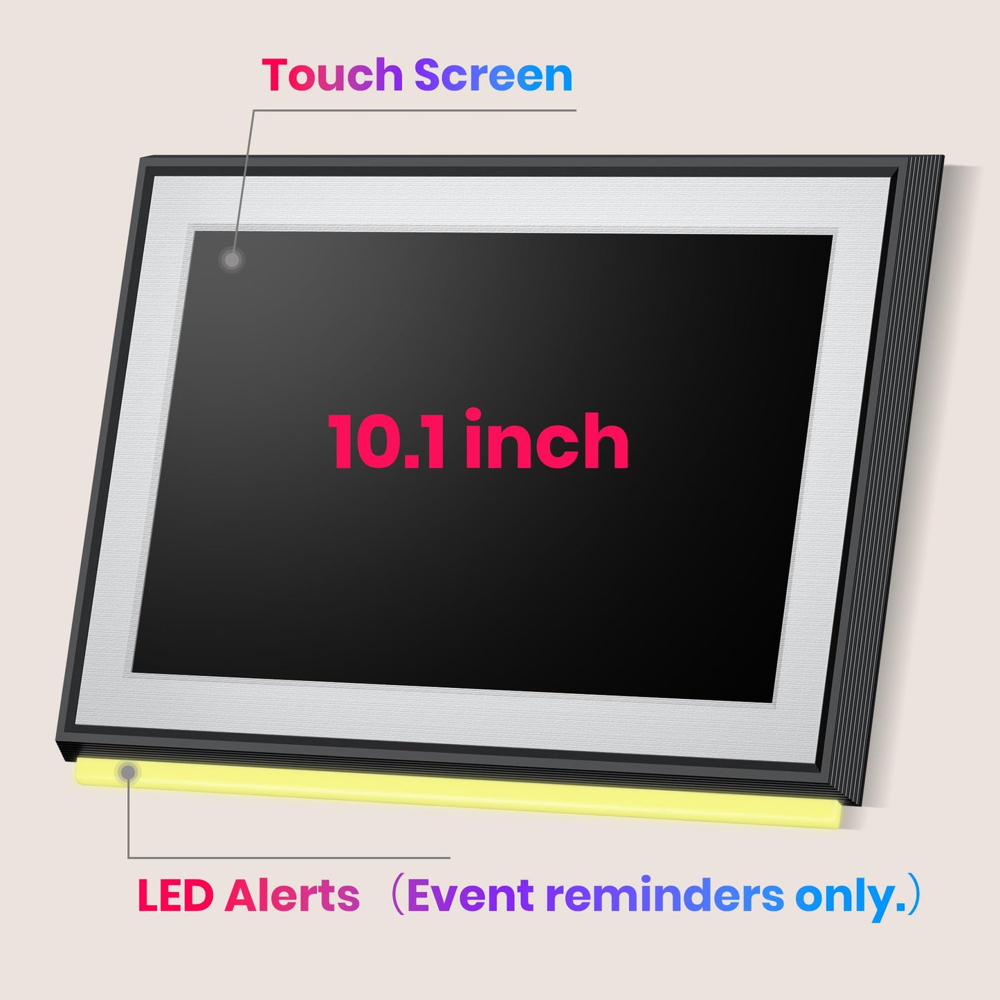 10.1″ Digital Calendar and Smart Touchscreen Interactive Display Organizer