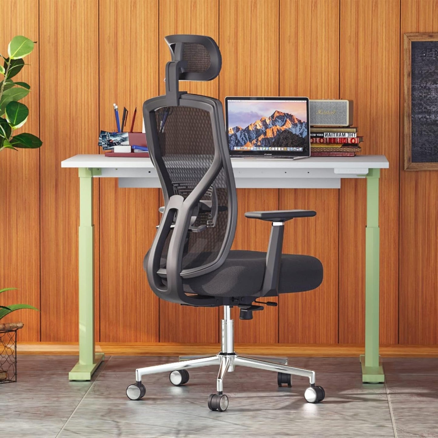 Ergonomic Mesh Office Chair with Adjustable Features for Home and Office - Maximize Comfort and Support