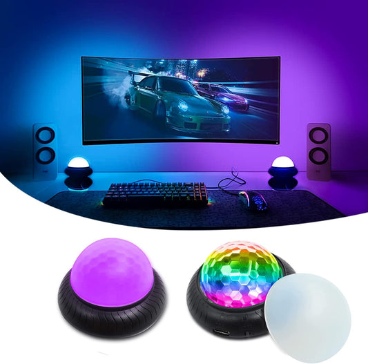 Gamer LED Lights for Gaming Setup - Room Decor for Boys with Multicolor 2-in-1 Effects