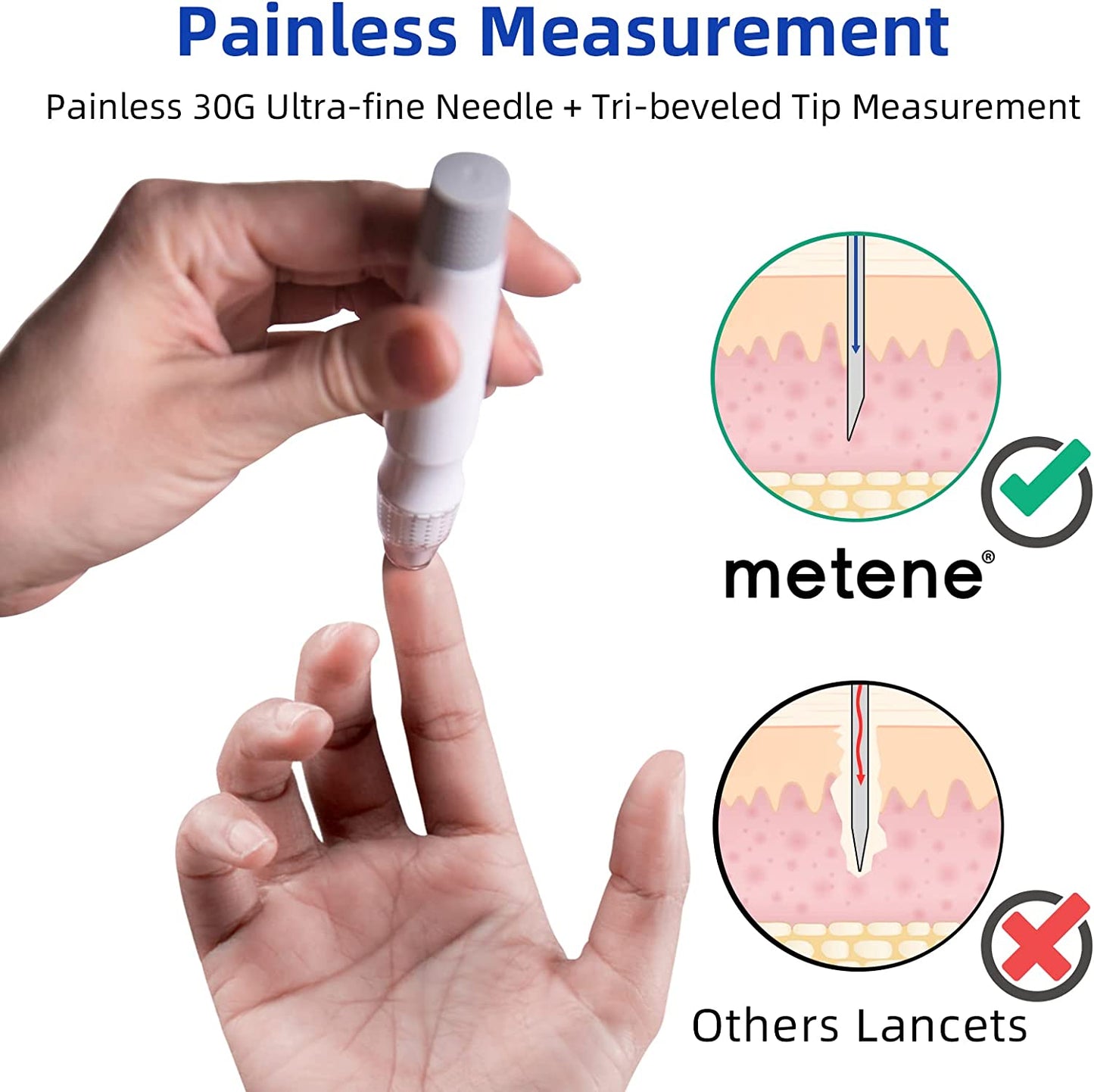 310ct 30 Gauge Twist Top Sterile Lancets for Lancing Devices