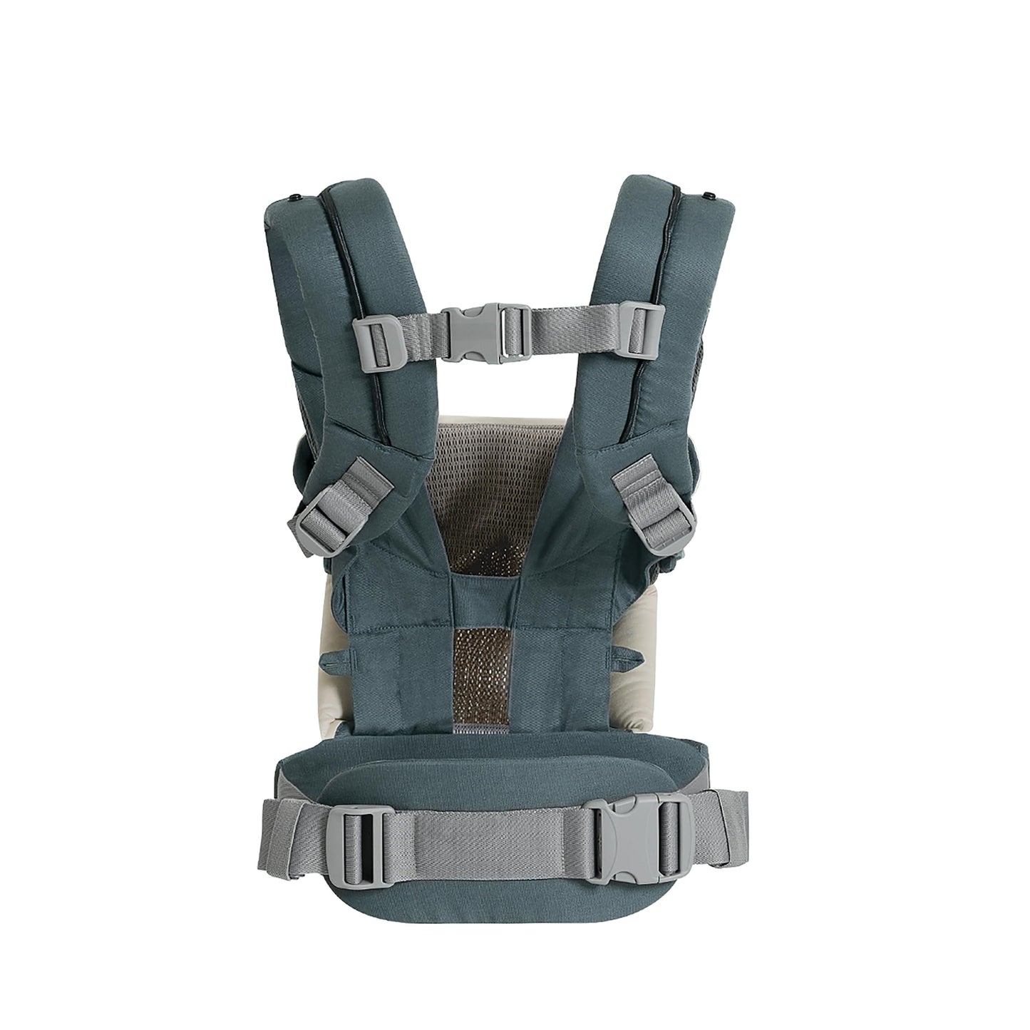 Savvy Baby Carrier in Marina, Ergonomic 4-Position Adjustable Carrier with Padded Shoulder Straps, Lumbar Support, AutoClick Buckle, 8-35 lb (3.6-15.9 kg)