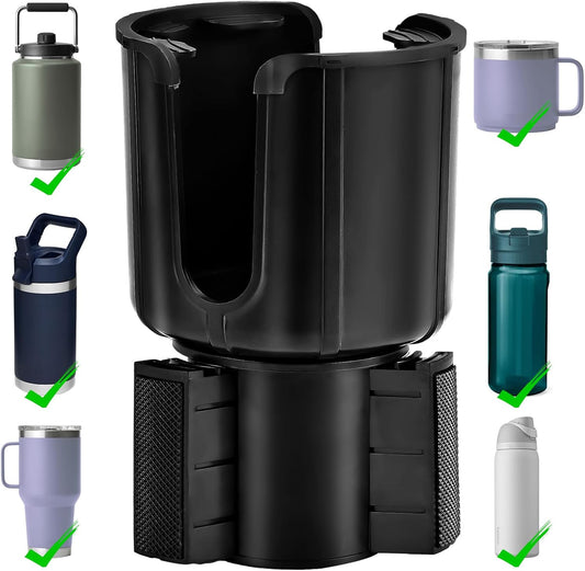 Maximize Space with Our Cup Holder Expander Adapter – Fits Yeti, Nalgene, Hydro Flasks & More!